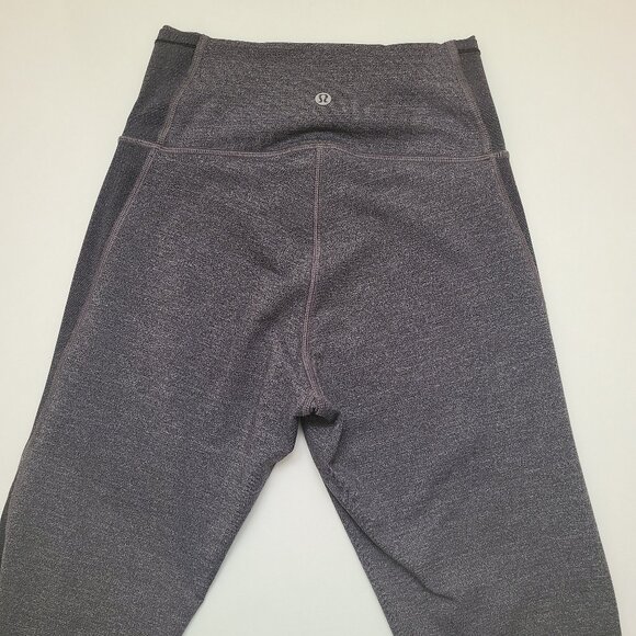 Womens 6 Lululemon Gray Legging T60416 Fast and Free ? - Picture 4 of 5
